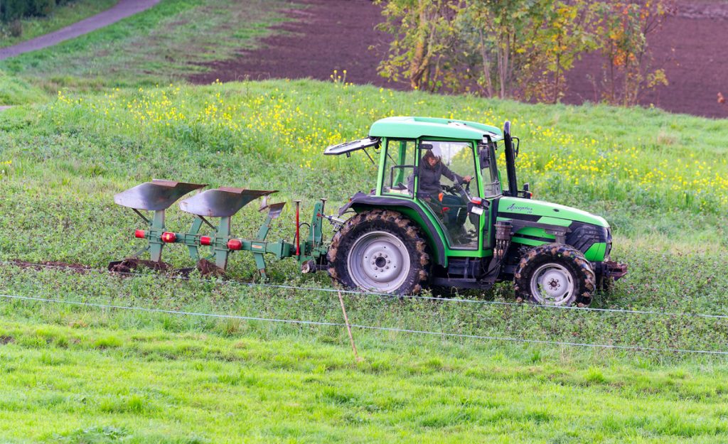 Landwirtschaft und Trecker